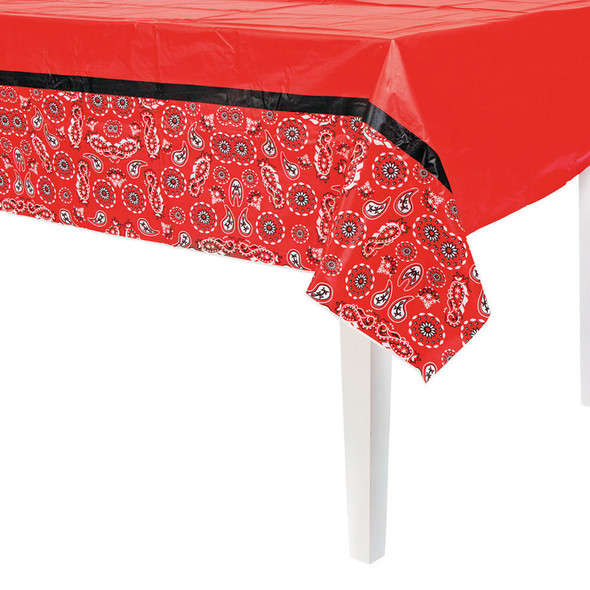 Bandana Tablecloth - 54" x 108" - GiddyUp Junction VBS By RBP