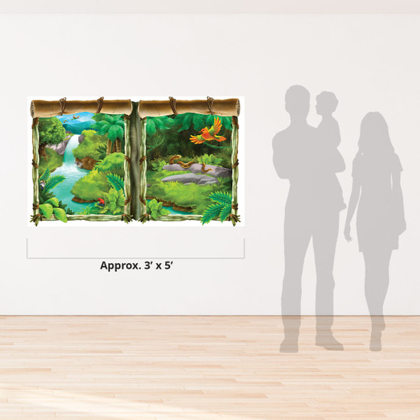Rainforest Window 3'2" x 5'2" - Rainforest Explorers VBS 2020 by CPH