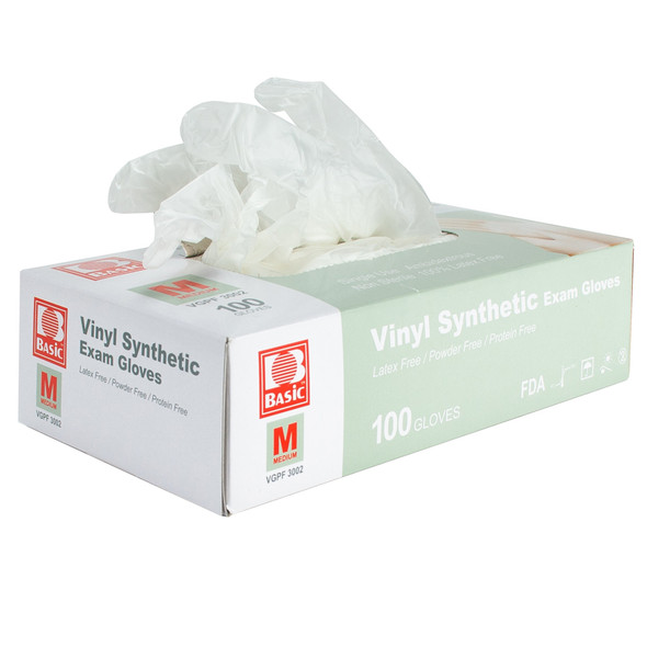 Vinyl Synthetic Clear Serving Gloves - 100 Gloves (X-Large)