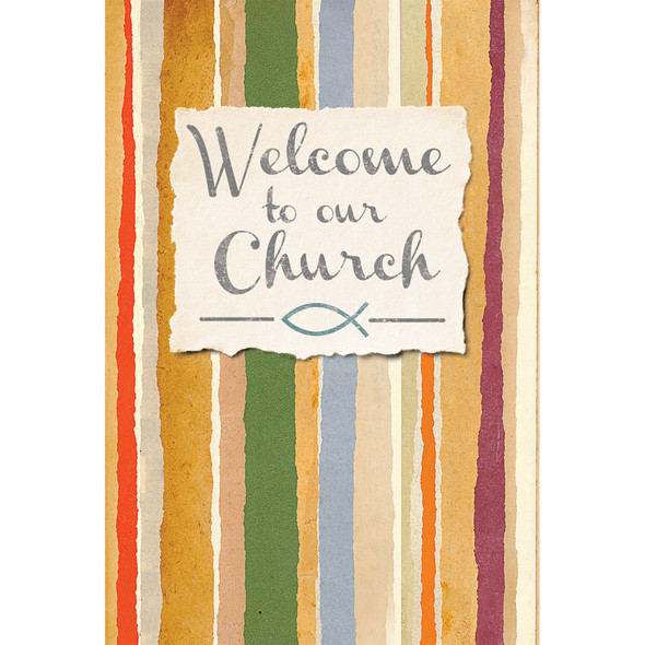 Welcome Folder - Welcome - Welcome to our Church - 6" x  9"