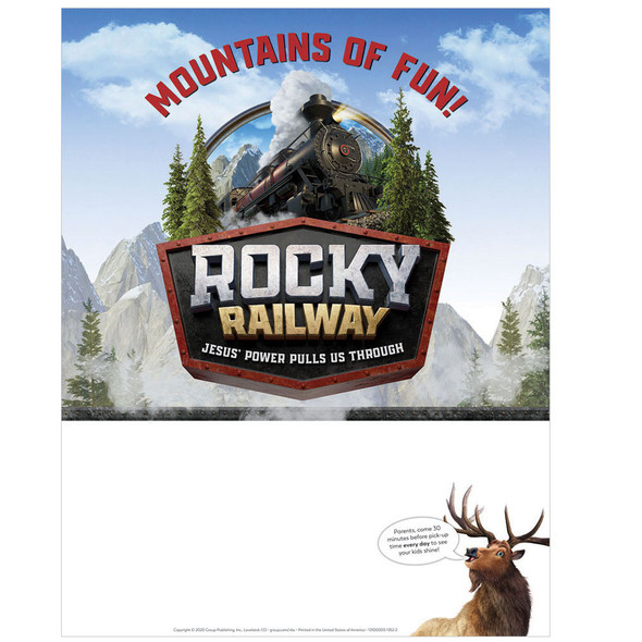 Publicity Posters (Pack of 5) - Rocky Railway VBS 2020 by Group