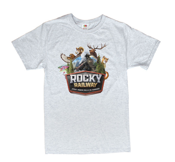 Theme T-shirt, Adult (XL 46-48) - Rocky Railway VBS 2020 by Group