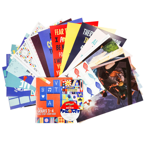 Kids Starter Kit: Grades 1-6 w/ Digital Leader Guides Add-on - Twists & Turns VBS 2023 by Lifeway