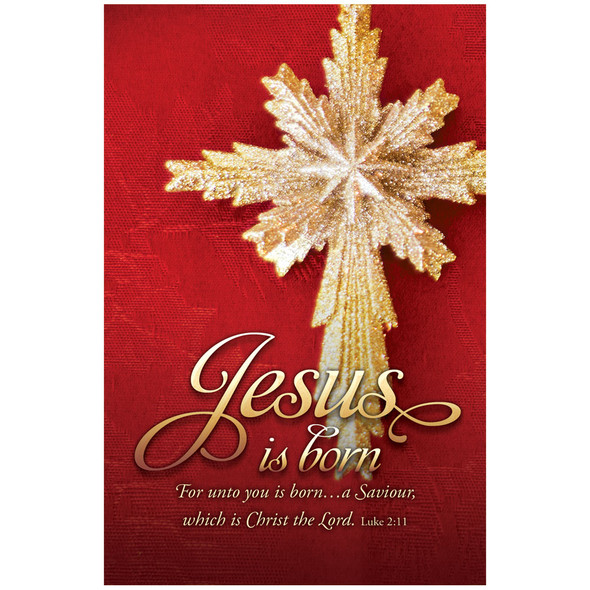 Church Bulletin 11" - Christmas - Jesus Is Born (Pack of 100)