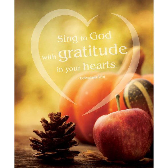 Church Bulletin 14" - Fall & Thanksgiving - (Pack of 50)