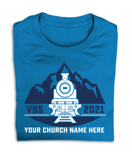 VBS Custom T-Shirt - Rocky Railway VBS - V20005T