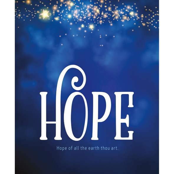 Church Bulletin 14" - Advent - Hope UMC Hymnal (Pack of 50)