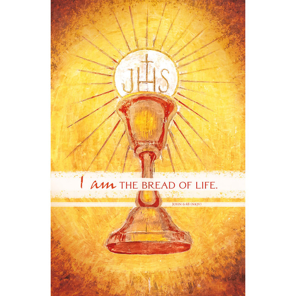 Bulletin 11" Communion I am the bread of life (Pack of 100)