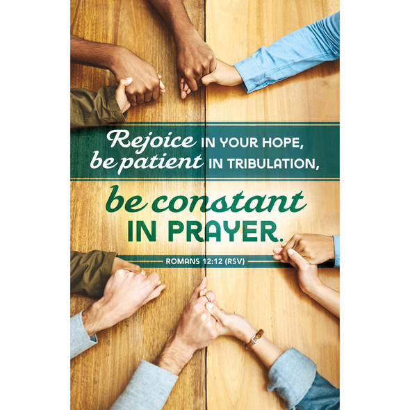 Bulletin 11" General Call to Prayer Be constant in prayer (Pack of 100)