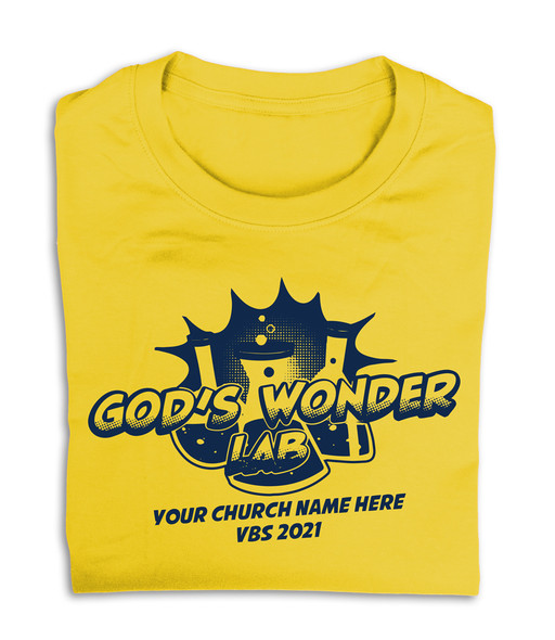 VBS Custom T-Shirt - God's Wonder Lab VBS - VGWL021