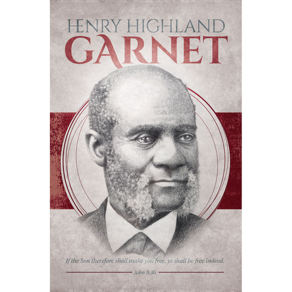 Church Bulletin - 11" - Black History - Henry Highland Garnet - John 8:36 - Pack of 100