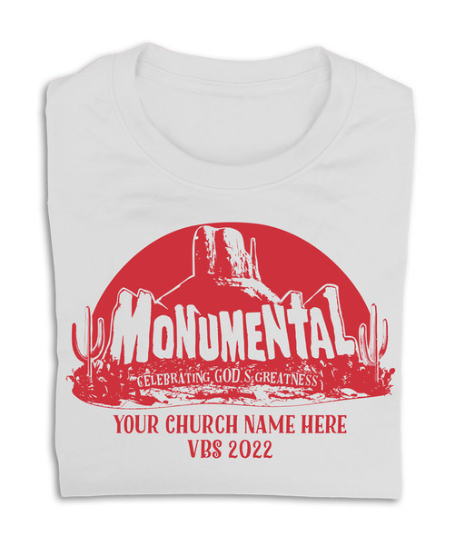 VBS Custom T-Shirt - Monumental VBS - VMNT011