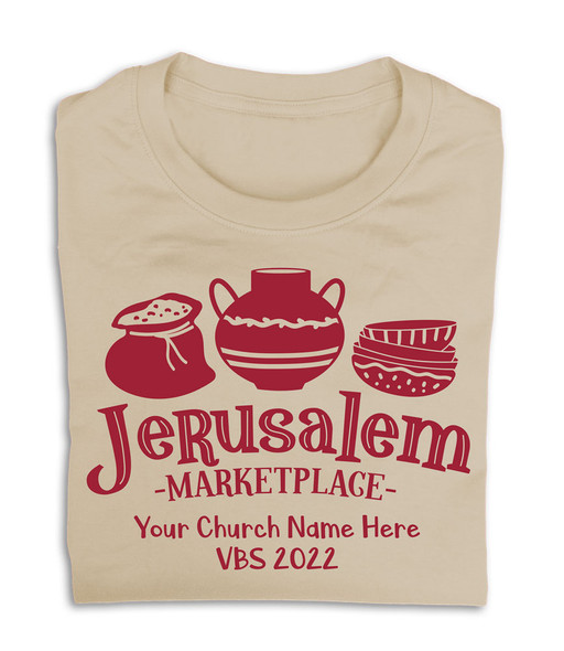 VBS Custom T-Shirt - Jerusalem Marketplace VBS - VJEM021