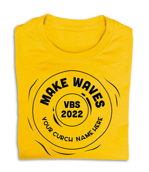VBS Custom T-Shirt - Making Waves VBS - VMWV051