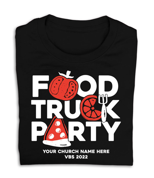 VBS Custom T-Shirt - Food Truck Party VBS - VFTP050