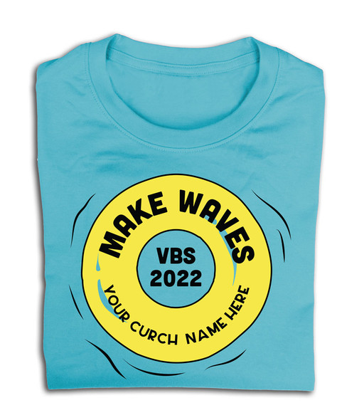 VBS Custom T-Shirt - Making Waves VBS - VMWV050