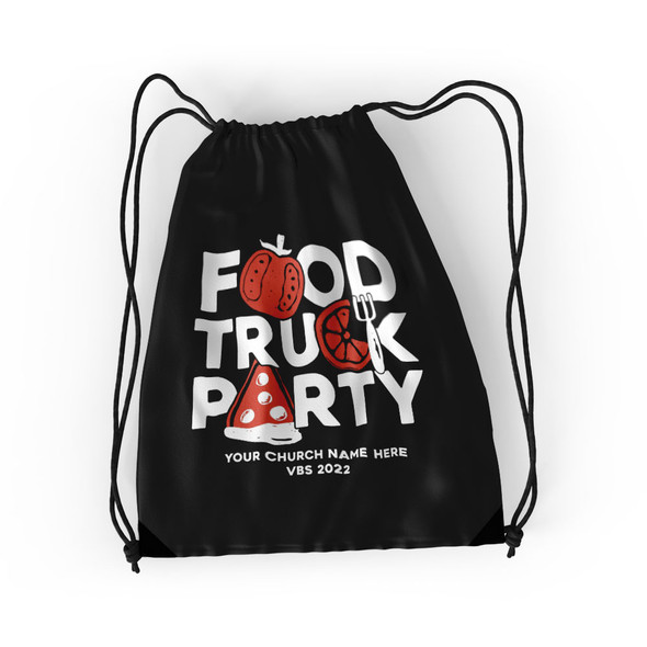 Drawstring Backpack -  Food Truck Party VBS - VFTPDB050