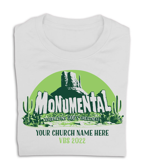 VBS Custom T-Shirt - Monumental VBS - VMNT012