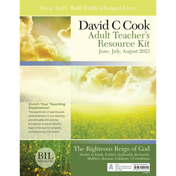 Adult Teacher's Kit (1 Guide and 1 Teaching Aid) - Bible-in-Life Summer 2023