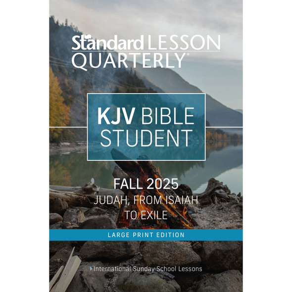 KJV Bible Student - Large Print - Standard Lesson Quarterly - Fall 2025