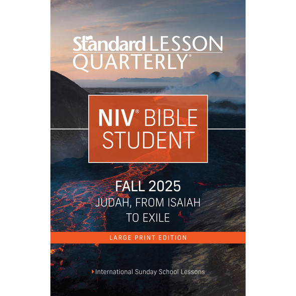 NIV Bible Student - Large Print - Standard Lesson Quarterly - Fall 2025