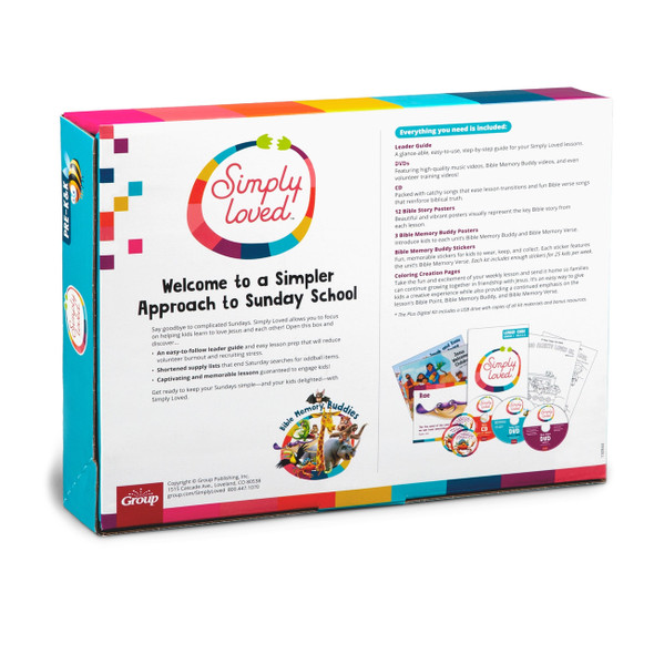 Simply Loved Pre-K & K Kit Plus Digital - (Ages 3-5) - Quarter 1