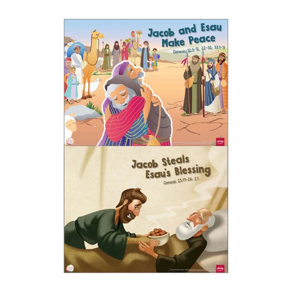 Simply Loved Bible Story Poster Pack (12 Posters) - Quarter 1