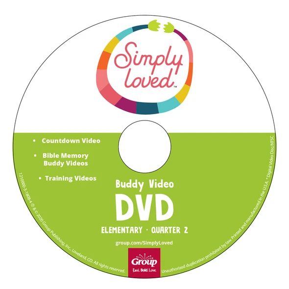 Simply Loved Elementary Buddy Video Teaching DVD - Quarter 2