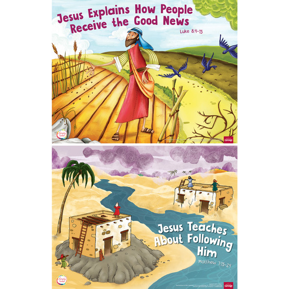Simply Loved Bible Story Poster Pack (12 Posters) - Quarter 9