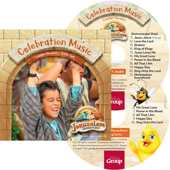 Celebration Music Leader Version 2-CD Set - Jerusalem Marketplace VBS by Group