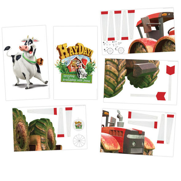 Giant Decorating Poster Pack - Set of 6 posters - HayDay Weekend VBS by Group