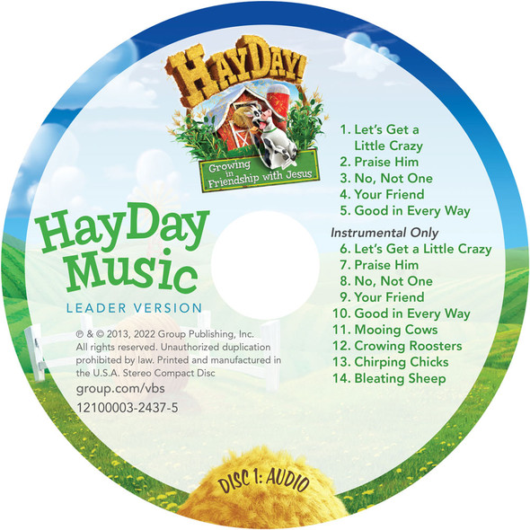 HayDay Music Leader Version CD - HayDay Weekend VBS by Group