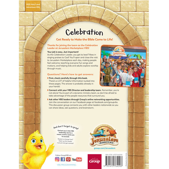 Celebration Leader Manual - Jerusalem Marketplace VBS by Group
