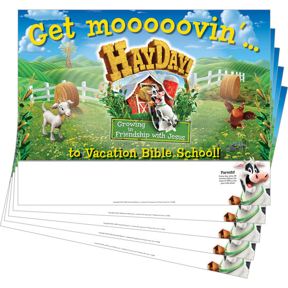 Publicity Posters - Pack of 5 - HayDay Weekend VBS by Group