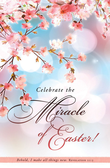 Church Bulletin 11" - Easter - Miracle of Easter (Pack of 100)