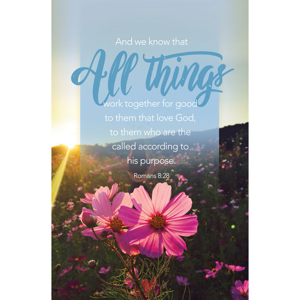 Church Bulletin 11" - Praise & Worship - All Things (Pack of 100)