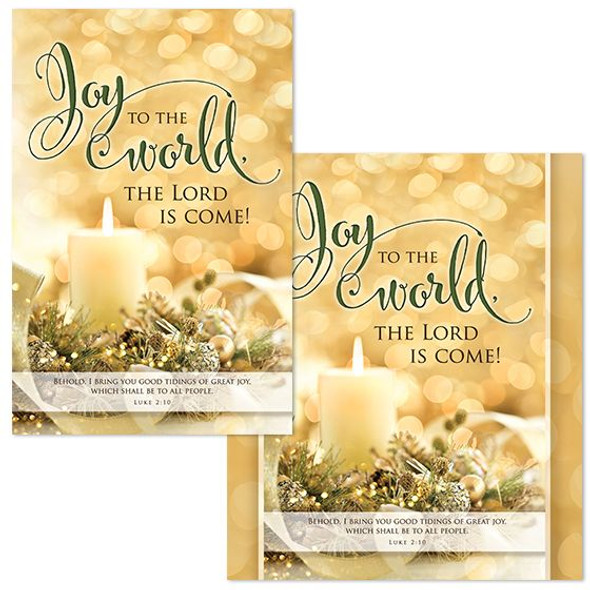 Church Bulletin - 11" - Christmas -  Luke 2:10 - Pack of 100