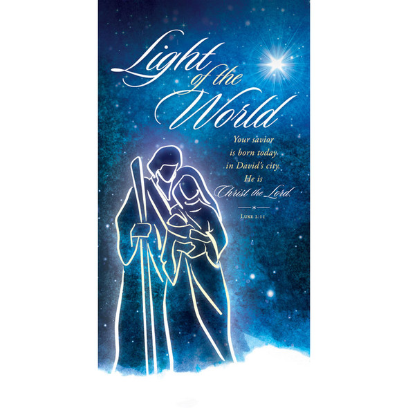 Offering Env - Christmas - Luke 2:11 - Light of the World - Pack of 100