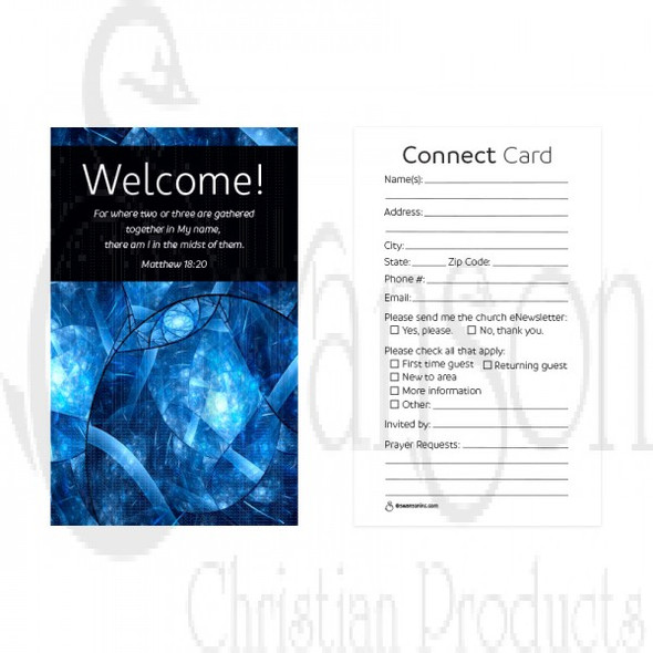 Welcome! Connection Card - 744530 (Pack of 50)