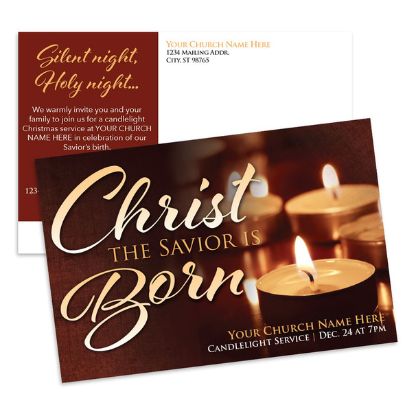 Customizable Christmas Postcards - Christ the Savior