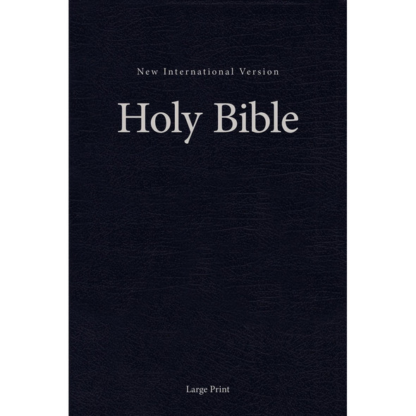 NIV Pew Bible LARGE PRINT (Hardcover, Black - Case of 12)