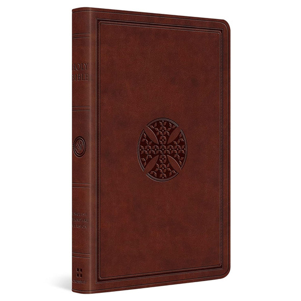 ESV Value Thinline Bible (TruTone, Brown, Mosaic Cross Design) - Case of 32