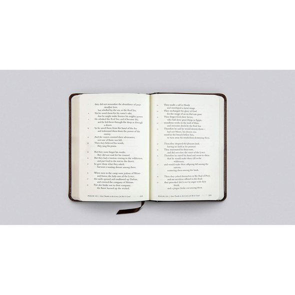The Psalms, ESV (TruTone over Board, Brown/Walnut, Timeless Design) - Case of 28