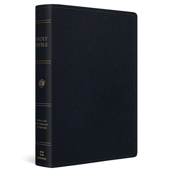 ESV Large Print Personal Size Bible (Genuine Leather, Black) - Bulk Case of 10