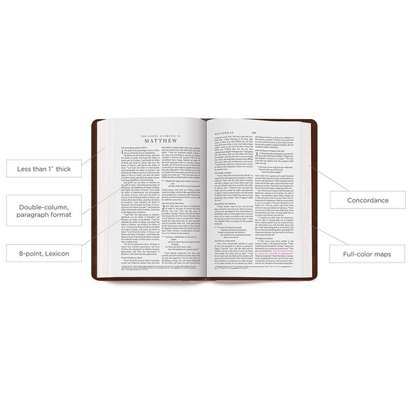 ESV Thinline Bible (TruTone, Brown/Cordovan, Portfolio Design) - Case of 16