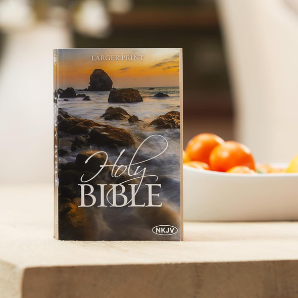 NKJV Holy Bible, Large Print (Paperback) - Bulk Case of 12