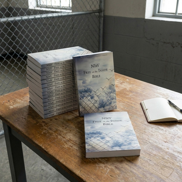 NIrV Free on the Inside Bible, Prison (Paperback) - Bulk Case of 20