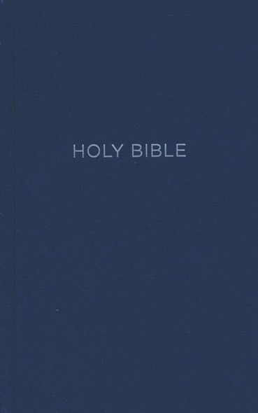 NKJV Pew Bible - Large Print - Hardcover - Blue - Red Letter Edition - Comfort Print (Case of 12)