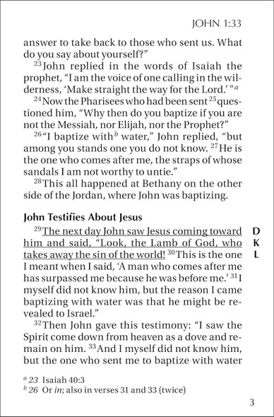 NIV The Gospel of John 25 Pack, Outreach (Paperback) - Bulk Case of 8