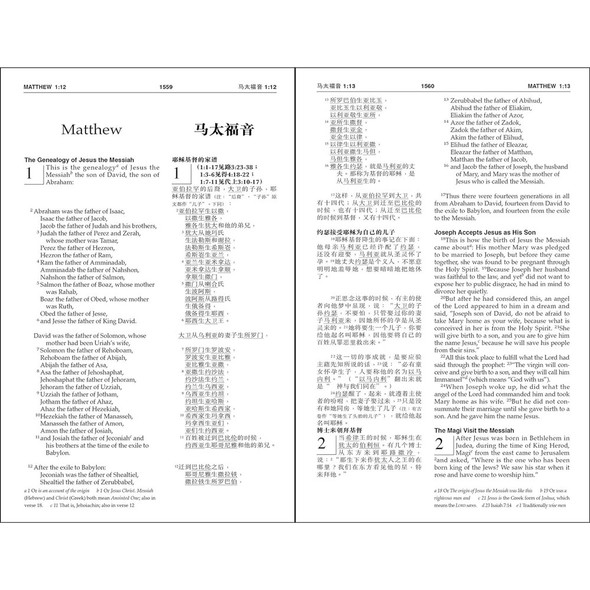 CUV (Simplified Script) - NIV Chinese/English Bilingual New Testament - Paperback - Red (Case of 30)